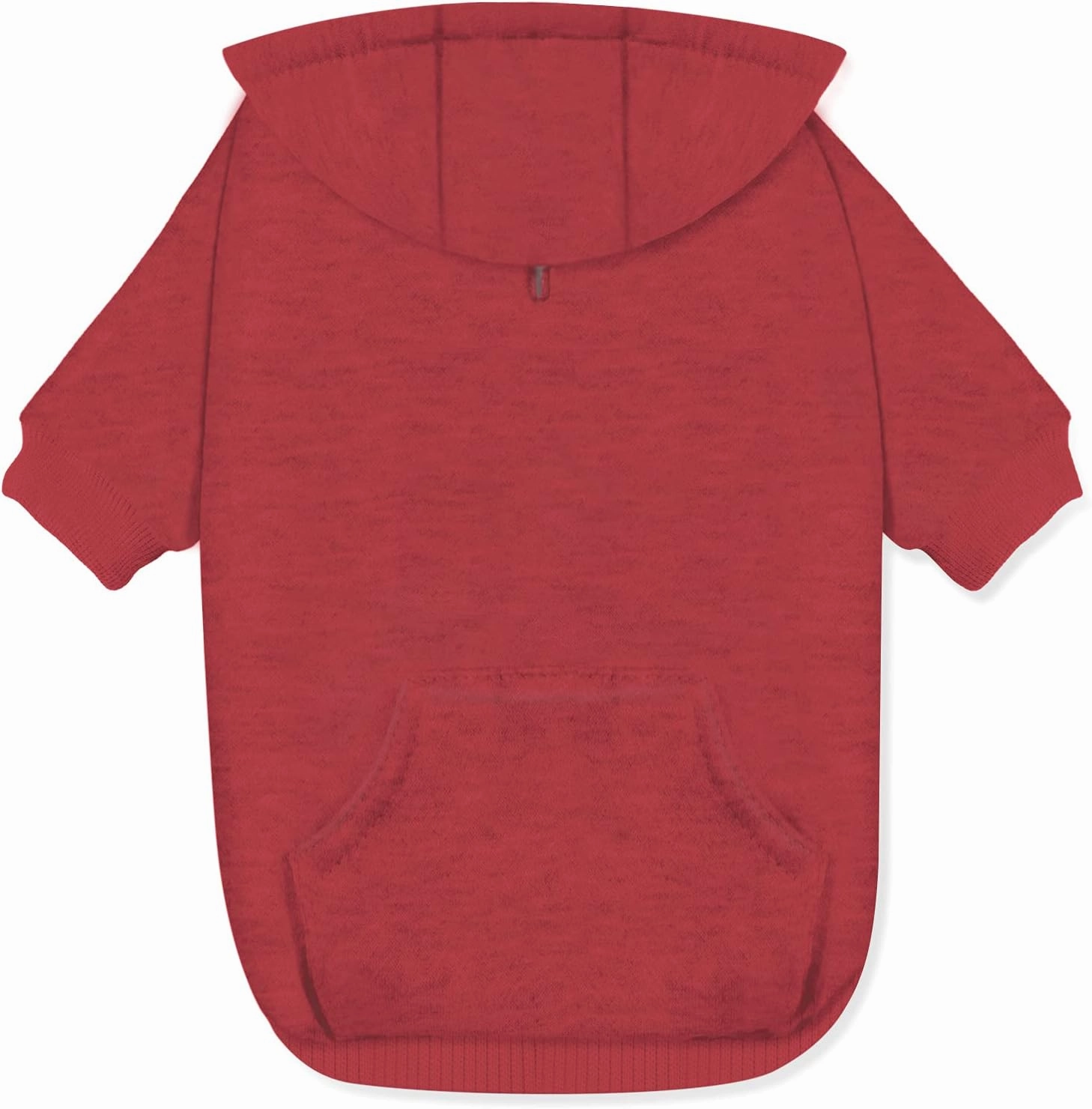 Basic Small Dog Hoodies with Leash Hole and Pocket Warm Soft Puppy Sweatshirt Cute Comfortable Doggie Sweater Pet Clothes for Small Dogs Medium Red