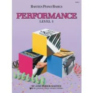 Bastien Piano Basics, Performance, Level 1