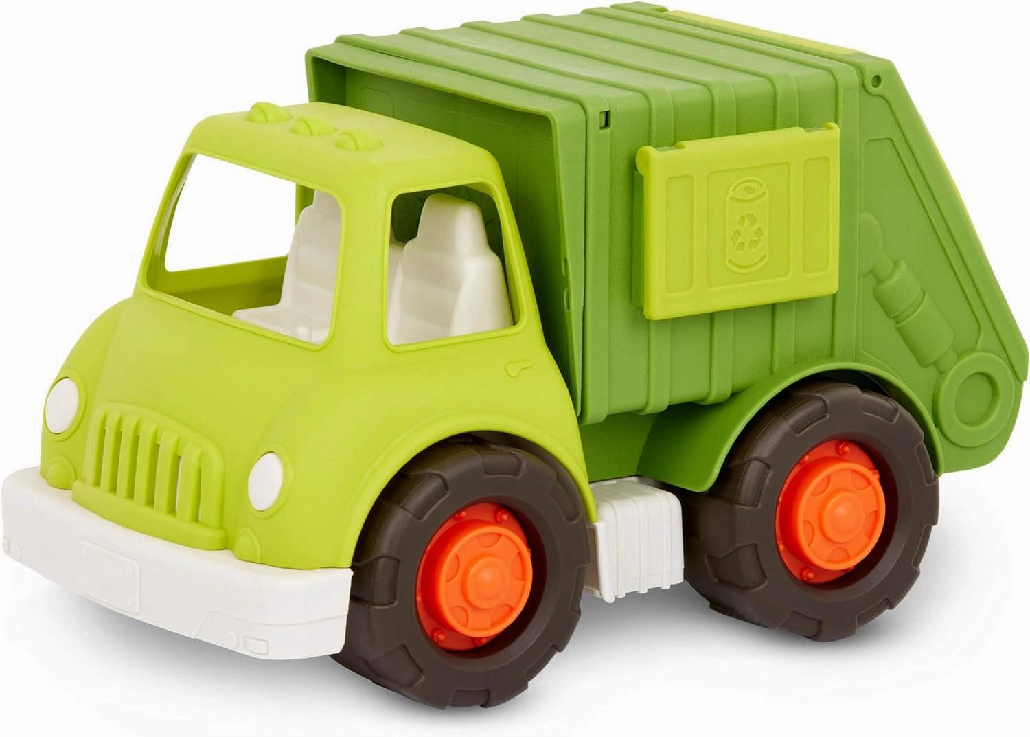 Battat- Wonder Wheels- Recycling Truck – Toy Garbage Truck – 3 Compartments For Waste Management- Toy Vehicle For Toddlers – Recyclable – Recycling Truck- 1 year  