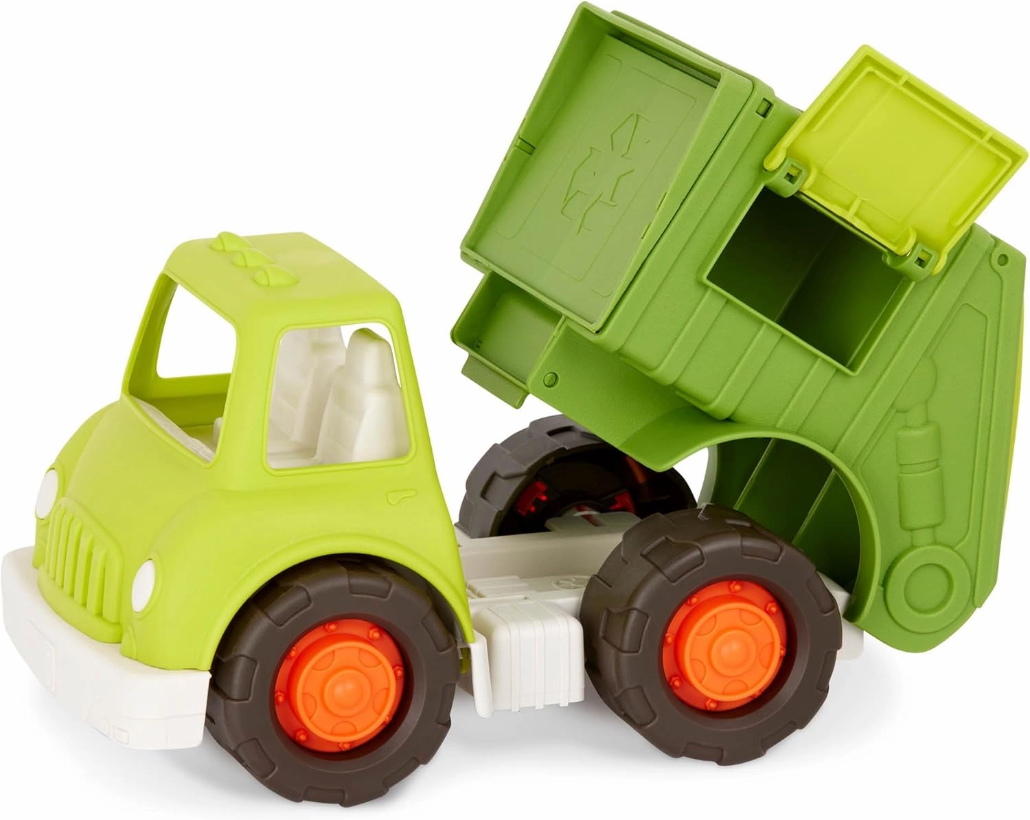 Battat- Wonder Wheels- Recycling Truck – Toy Garbage Truck – 3 Compartments For Waste Management- Toy Vehicle For Toddlers – Recyclable – Recycling Truck- 1 year  