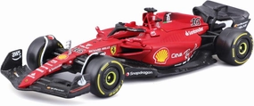 Bburago B18-36832L Formula 1 Ferrari (2022) F1-75 Leclerc 1:43 Scale Die-Cast Collectible Race Car, Assorted Colours