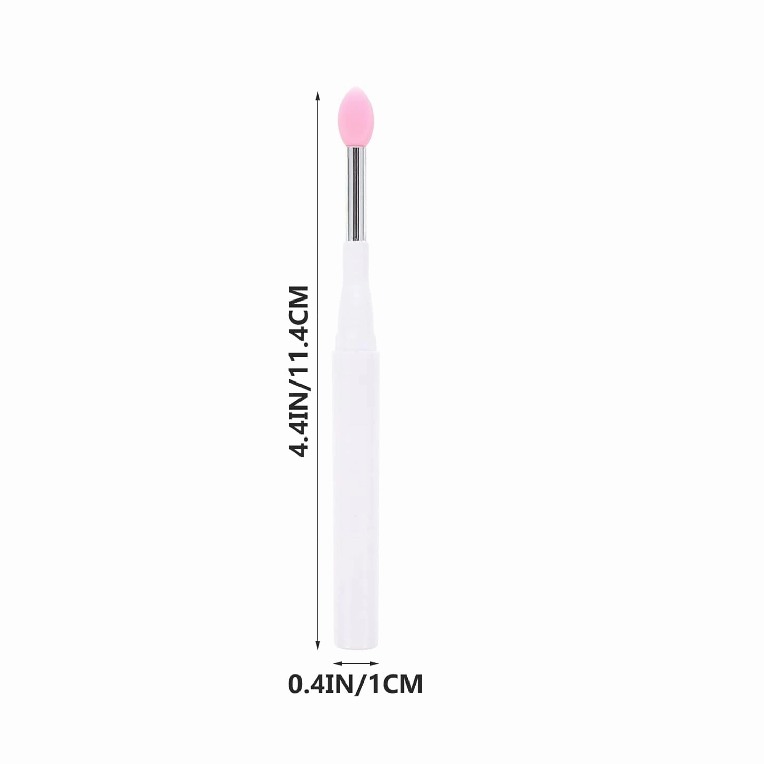 Beaupretty 20pcs Silicone Lip Brush Translucent Easy Makeup Application for Lips Eyeshadow Skin-friendly Compact Portable Cosmetic Tools