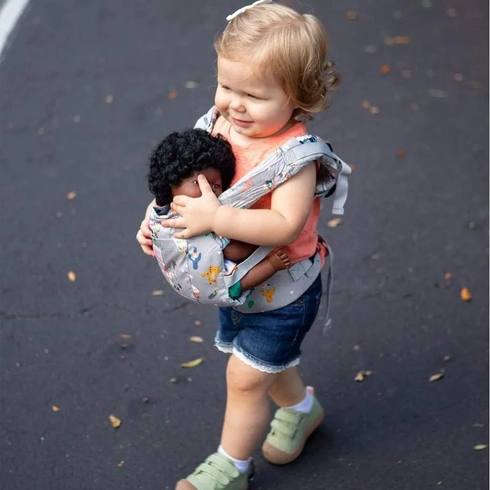Bebamour Doll Carrier Original Reborn Baby Doll Carrier for Doll Toys Doll Carrier for Girls and Boys (New Purple)