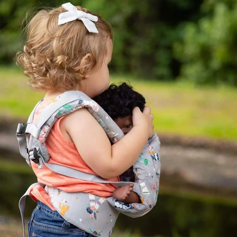 Bebamour Doll Carrier Original Reborn Baby Doll Carrier for Doll Toys Doll Carrier for Girls and Boys (New Purple)