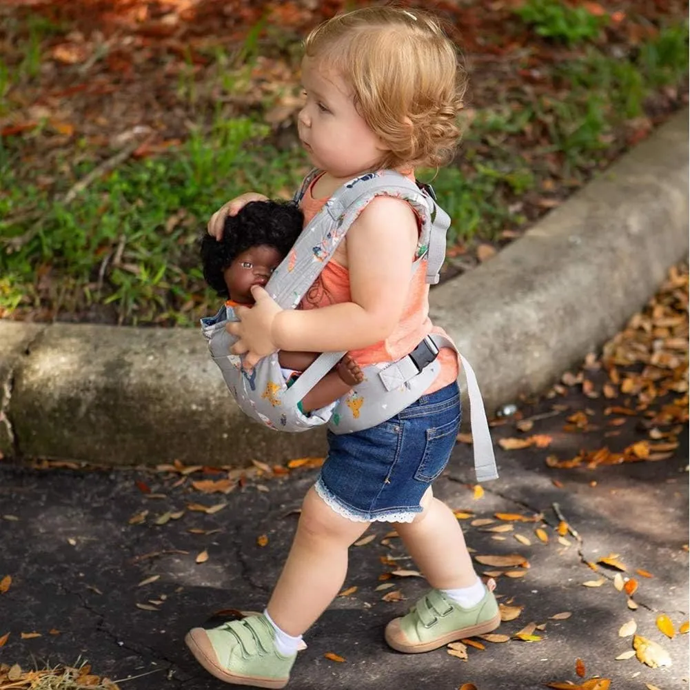Bebamour Doll Carrier Original Reborn Baby Doll Carrier for Doll Toys Doll Carrier for Girls and Boys (New Purple)