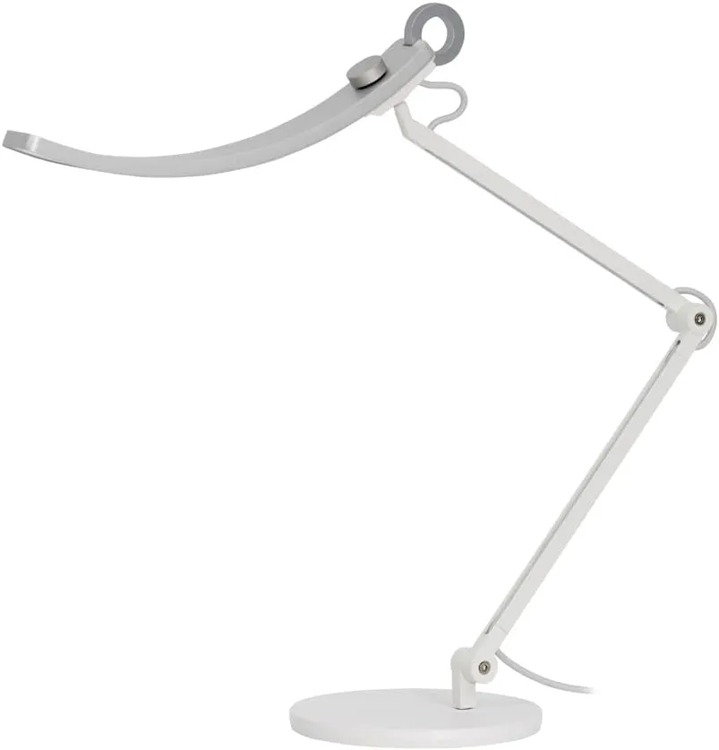 BenQ WiT e-Reading Desk Lamp | Eye-caring for Home Office, Reading, Study, Craft | Ultrawide, Bright, Dimmable with 13 Colour Modes | Adjustable Arm | Matte Silver