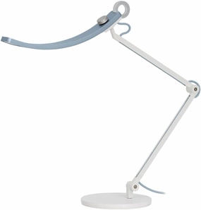 BenQ e-Reading LED Desk Lamp Designed for Monitor Suitable for Designers, Engineers, Architects, Studying, Gaming (Ergonomic, Dimmable, Warm/Cool White) - Matte Blue