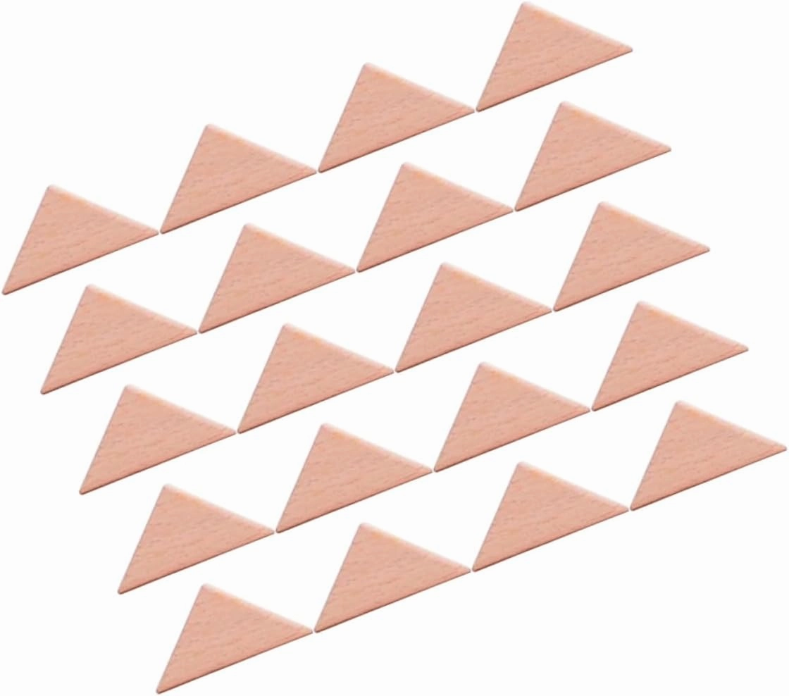 BESPORTBLE 20pcs Geometric Building Blocks Safe Early Education for Fun Building Blocks Big Triangle for Creativity Coordination for Home Kindergarten Play