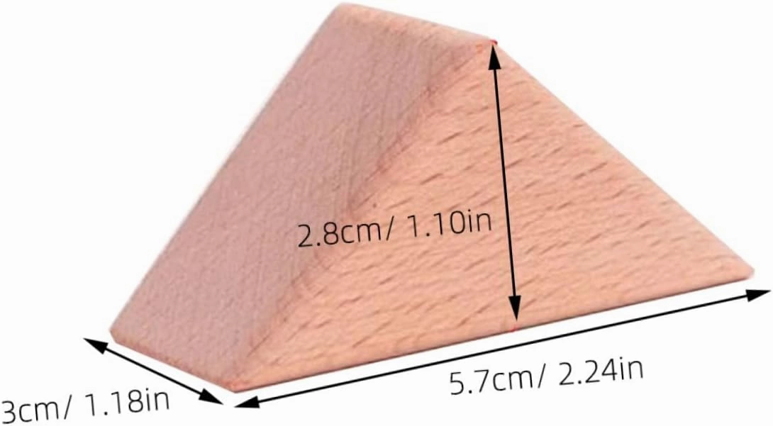 BESPORTBLE 20pcs Geometric Building Blocks Safe Early Education for Fun Building Blocks Big Triangle for Creativity Coordination for Home Kindergarten Play