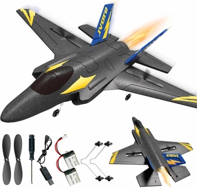BEZGAR 4 Channel RC Plane, Drones for Adults and Kids, 6-axis Gyro Remote Control Airplane, RC Helicopter, Easy Control for Beginners Toys with Colorful LED Navigation Lights
