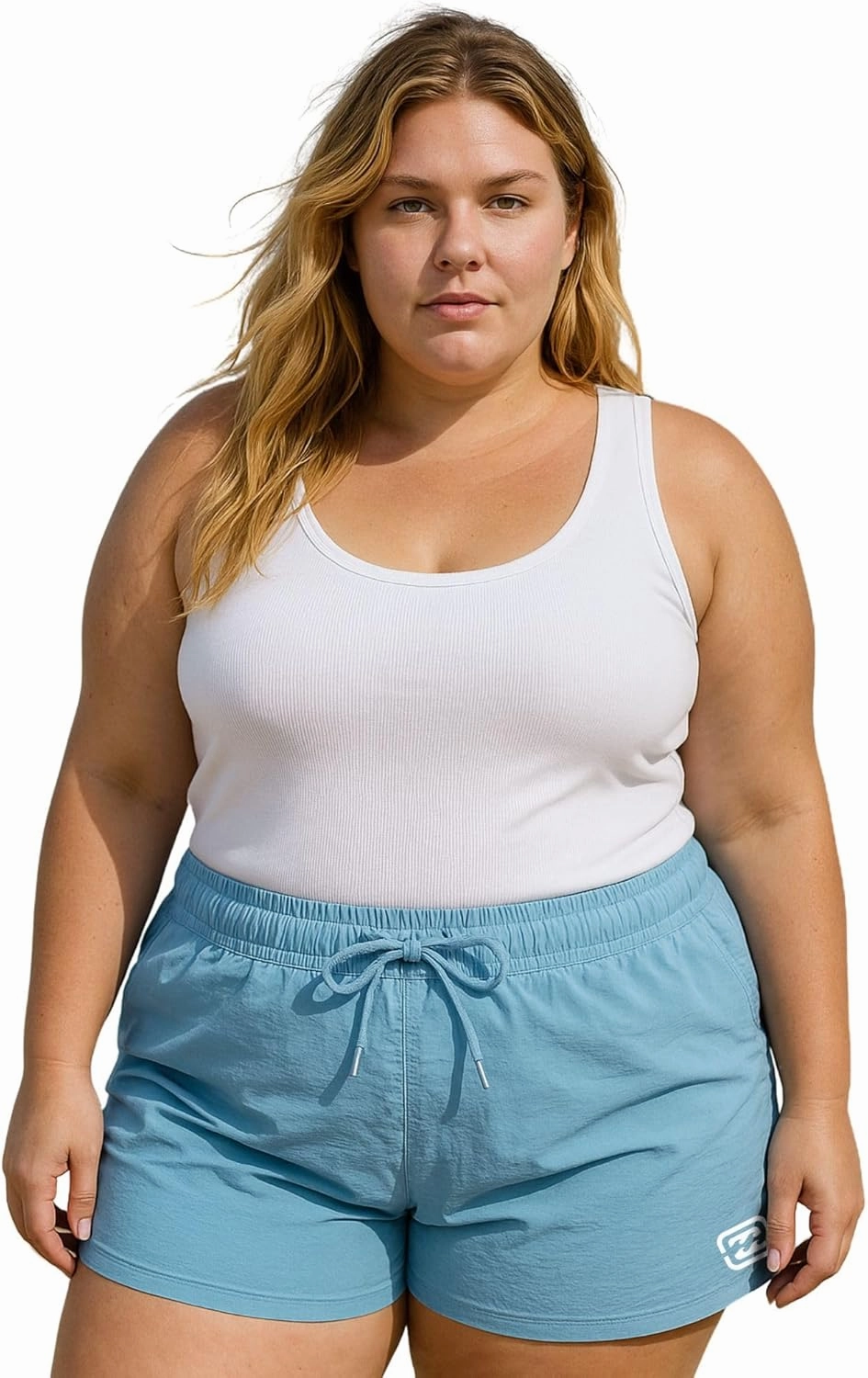 Billabong Plus Size Swim Shorts - (XL-4X) Quick Dry Beach Swim Board Shorts for Women