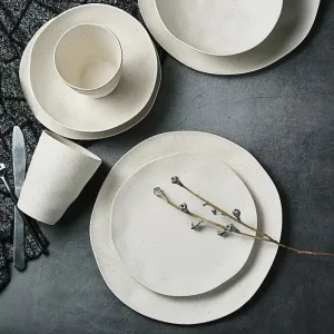 Biodegradable Bamboo Fiber Tableware Set for Sustainable Dining