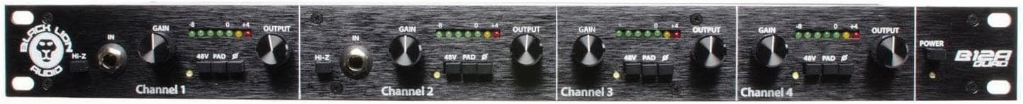 Black Lion Audio B12A Quad - 4 Channel Mic Preamp
