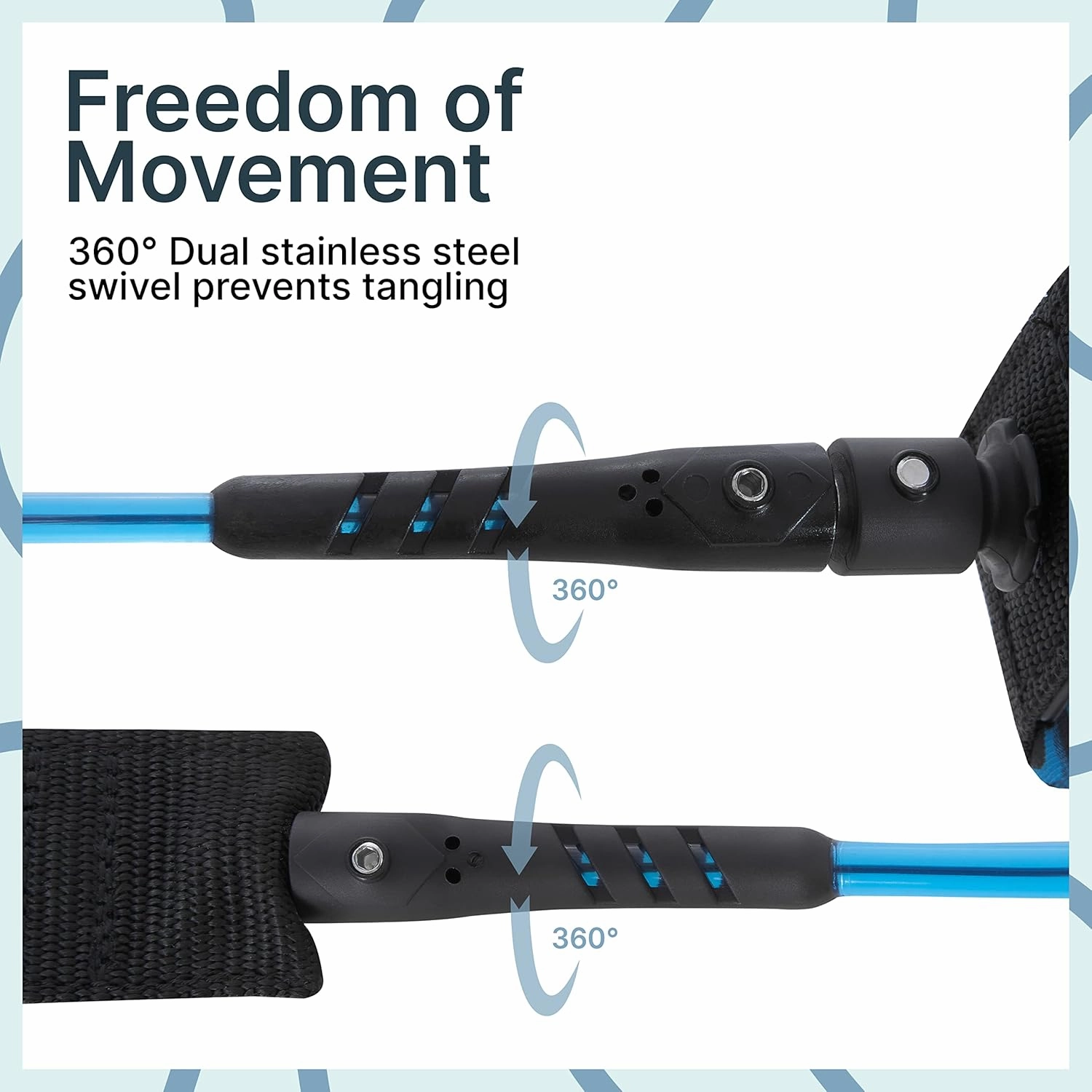 BPS ‘Storm’ Premium 7.2mm Coil SUP Leash Paddleboard Ankle Leash Quick Release Tab, with Waterproof Waist Bag Longboard Surfboard Stand-up Paddleboard Accessories