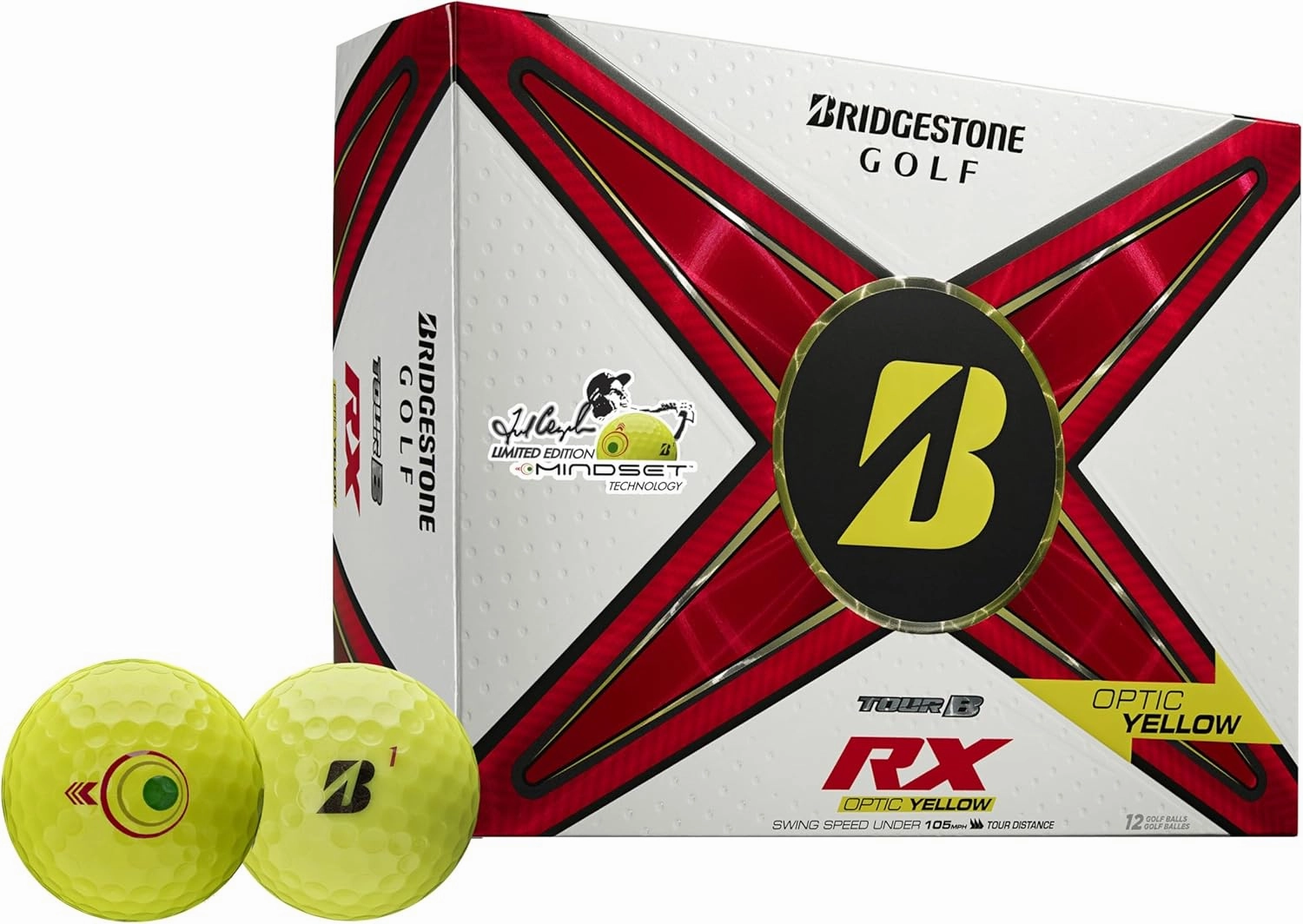 Bridgestone Golf Tour B RX Yellow Mindset
