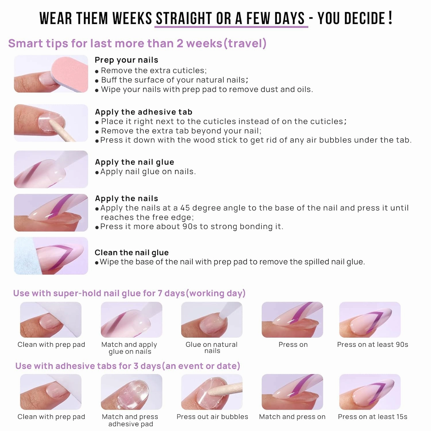 BTArtbox Press On Nails Almond - Spring Cat Eye Press On Nails Medium, French Tip Soft Gel Nails for Daily Nail Art, Fake Nail Extensions In 15 Sizes - 30 Nail Kit, Liquid Radiance