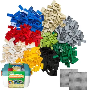 Building Bricks, 360 Pieces Classic Blocks 2x4 and 2x2, in 2 Sizes 9 Colors and, Compatible with Lego Pieces& top Brands, Colorful, for Kids & MOC Lovers
