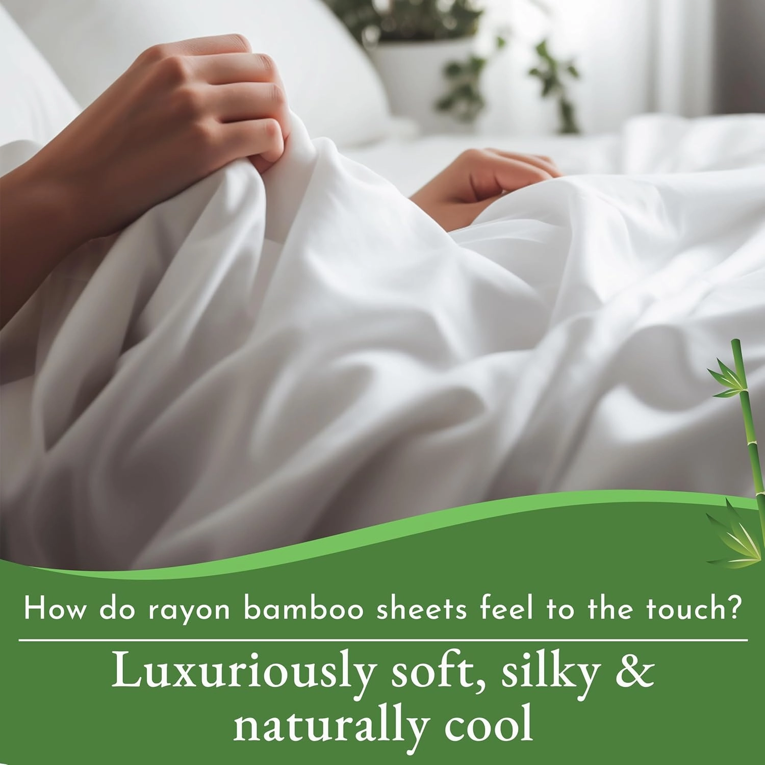 California Design Den Rayon Bamboo Sheets - Luxury Queen Sheets Set with Fitted Deep Pockets - Cooling Blue Hydrangea
