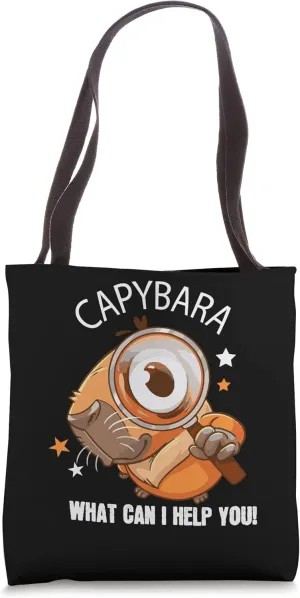 Capybara - Cute Pet Animal Rodent Mammal Wildlife - Detect Tote Bag