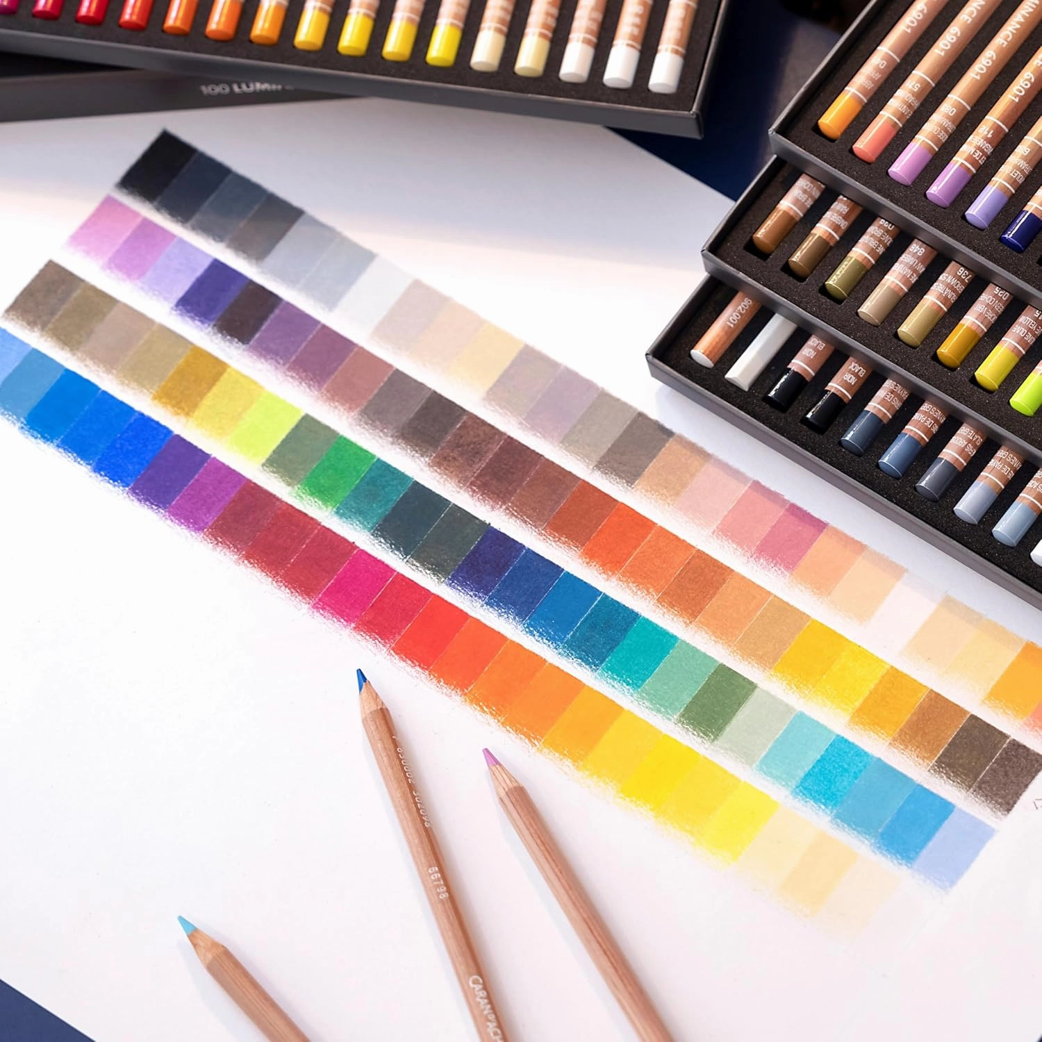 Caran d'Ache Box of 12 Colours LUMINANCE 6901™