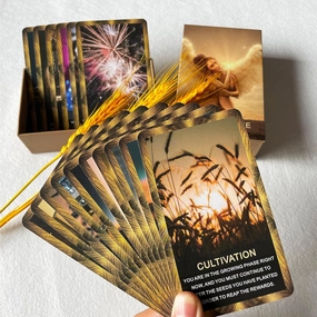 Career Oracle Cards Deck, Money and Life Oracle Cards, Oracle Decks Help You Achieve Financial Goals As Well As Life Goals and Career Ambitions.