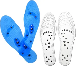 Carespot Acupressure Magnetic Massage Insoles for Men/Women, Foot Massager Shoe-pad Foot Therapy Reflexology Pain Relief Shoe Inserts