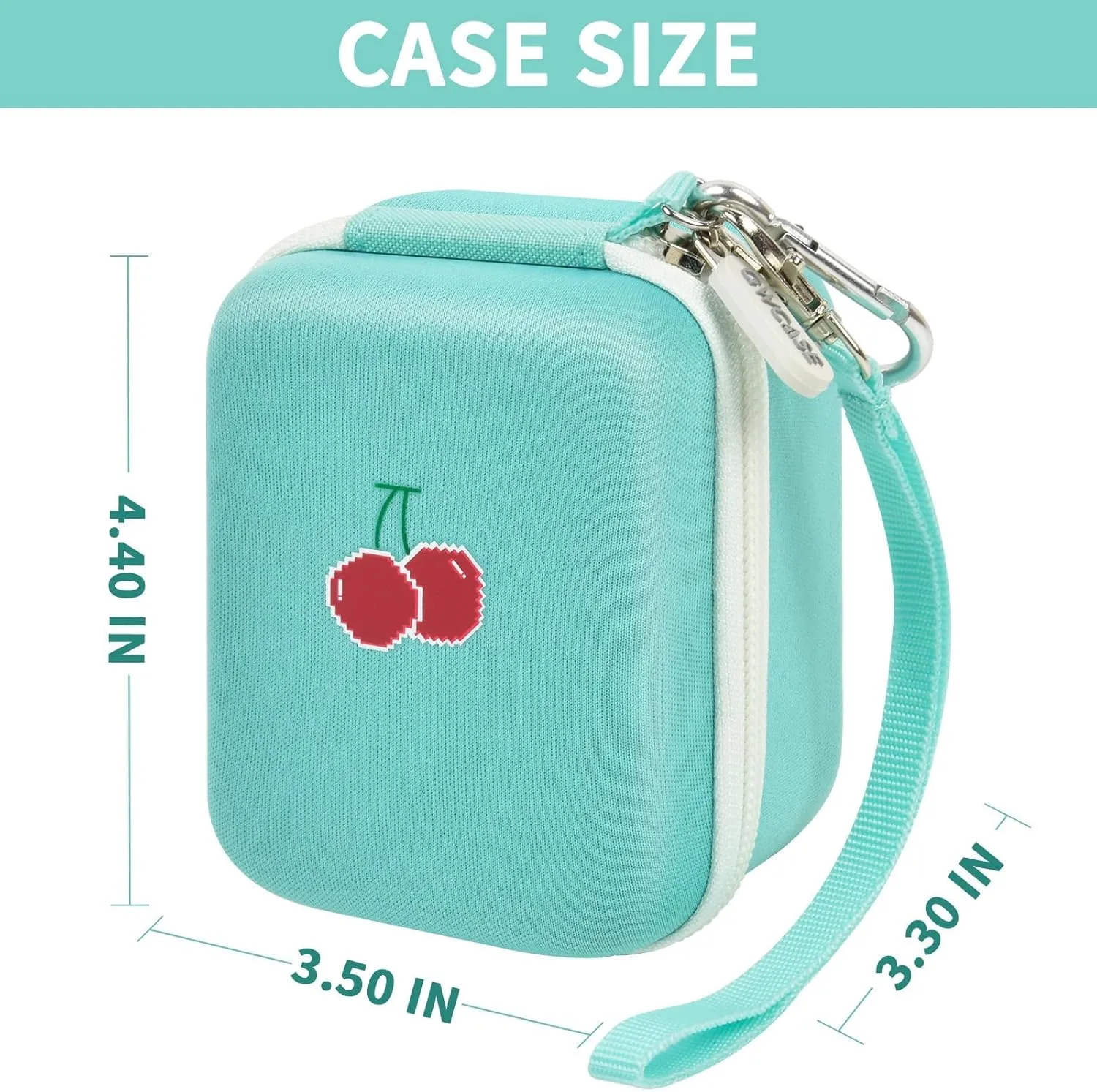 Case for Bitzee Interactive Toy Digital Pet and Case, Hard Carrying Holder for Virtual Electronic Pets React to Touch, Protective Container for AA Batteries and Other Accessories (Box Only)-Green