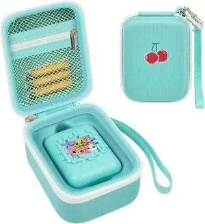 Case for Bitzee Interactive Toy Digital Pet and Case, Hard Carrying Holder for Virtual Electronic Pets React to Touch, Protective Container for AA Batteries and Other Accessories (Box Only)-Green