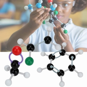 Chemistry Set Moleculas 3D for Organic,Molecule Modeling Kit,267 Pcs Molecular Organic Inorganic Structure Kit Atom Link Model Set for Student Teacher