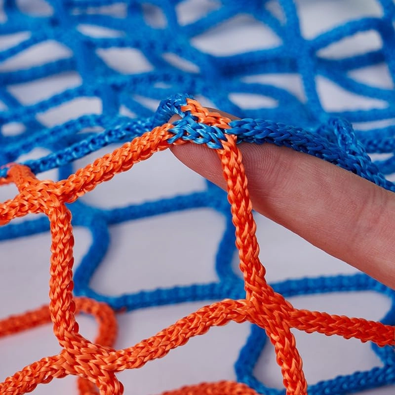 Children's Playground Net,4cm/4mm Colorful Safety Net Double Layer Backyard Net Outdoor Climbing Cargo Net Climbing Net,Double,9.9X9.9FT(3X3M)