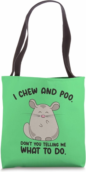 Chinchilla Cute Animal Pet Chinchilla Owner Wildlife Rodent Tote Bag
