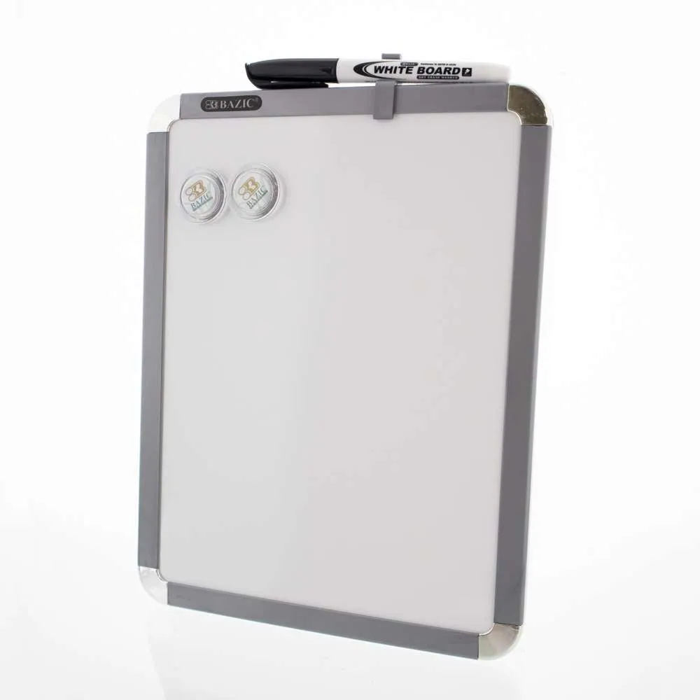 CLASSIQUE Magnetic Dry Erase Board 8.5" X 11" w/ Marker & 2 Magnets