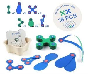 Clixo Itsy Pack Blue and Green