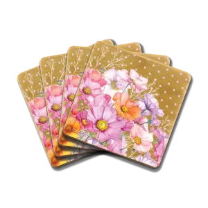 Coaster Set - Wistful Wildflowers