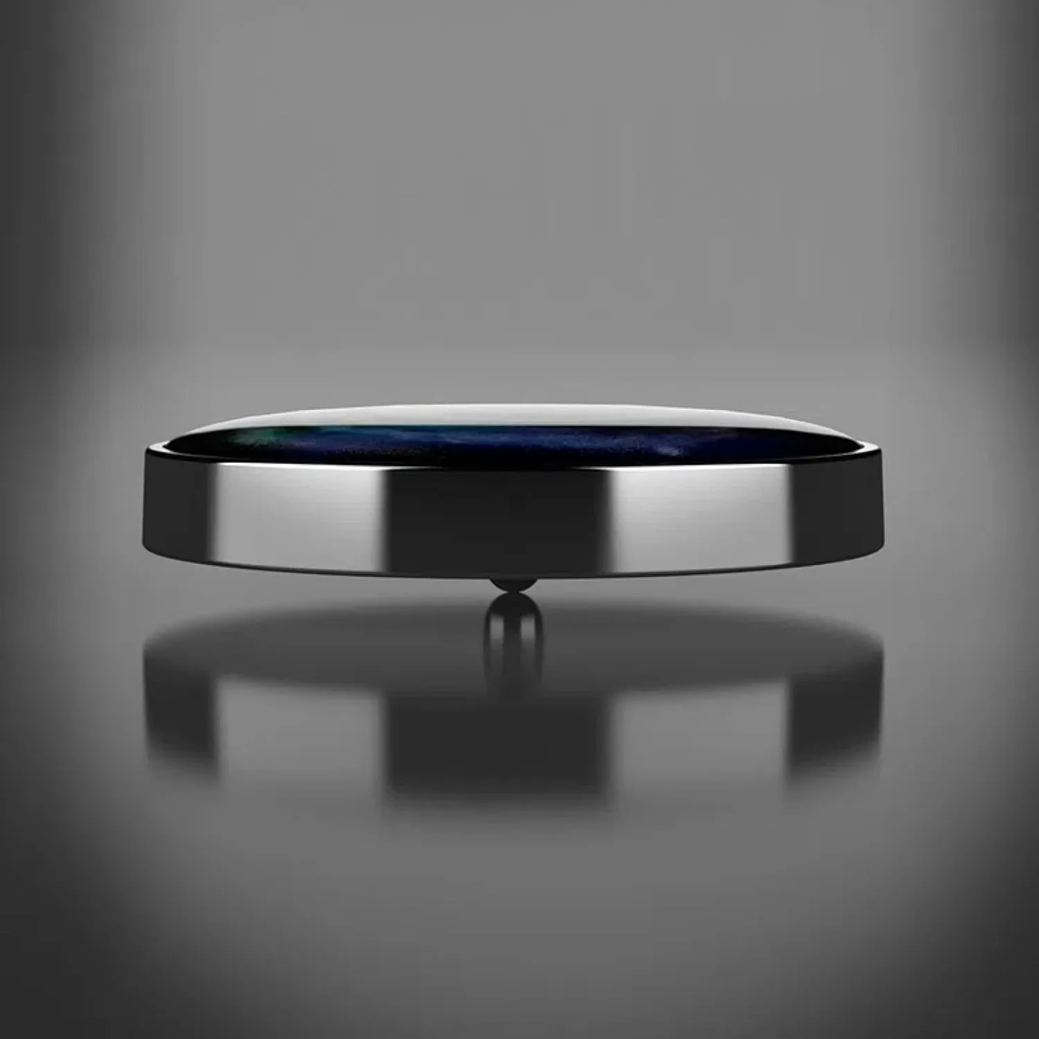 Colorful Glowing Galaxy Starry Sky Decompression top Stainless Steel Toy Luminous Desktop Rotating