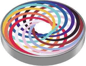 Colorful Glowing Galaxy Starry Sky Decompression top Stainless Steel Toy Luminous Desktop Rotating