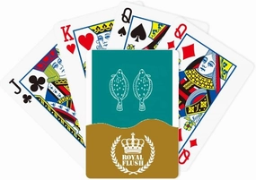 Combination Halibut Seafood Royal Flush Poker Playing Card Game