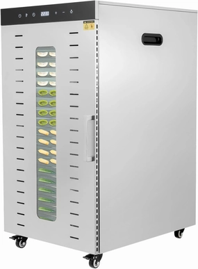 Commercial Food-Dehydrator Machine, 1700W 20 Trays Stainless Steel Food Dehydrator Electric Food Dryer Machine Large Fruit Dehydrator with Digital Timer for Food and Jerky Veggies (86-194°F)