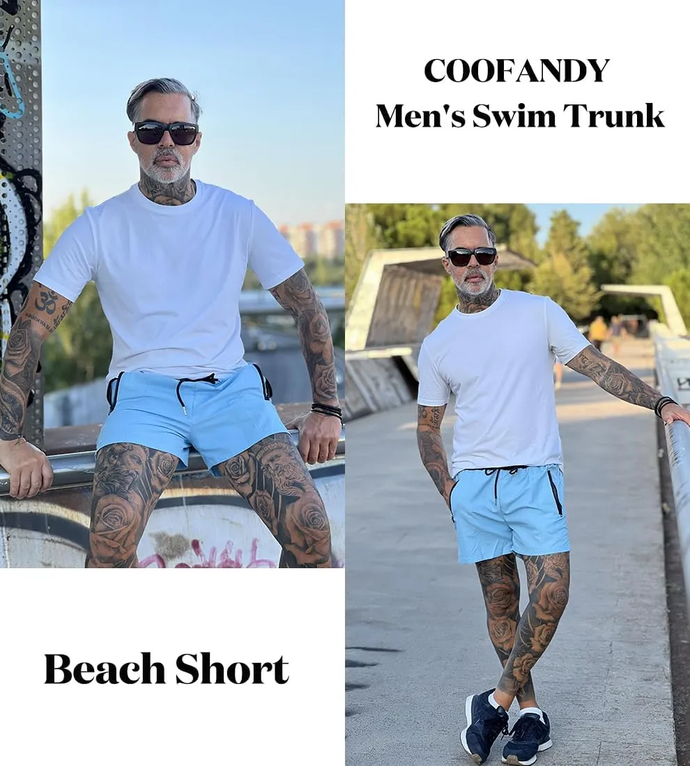 COOFANDY Men's Swim Trunk Swimwear Bathing Suit Swimsuit Board Beach Sport Short S-XXL
