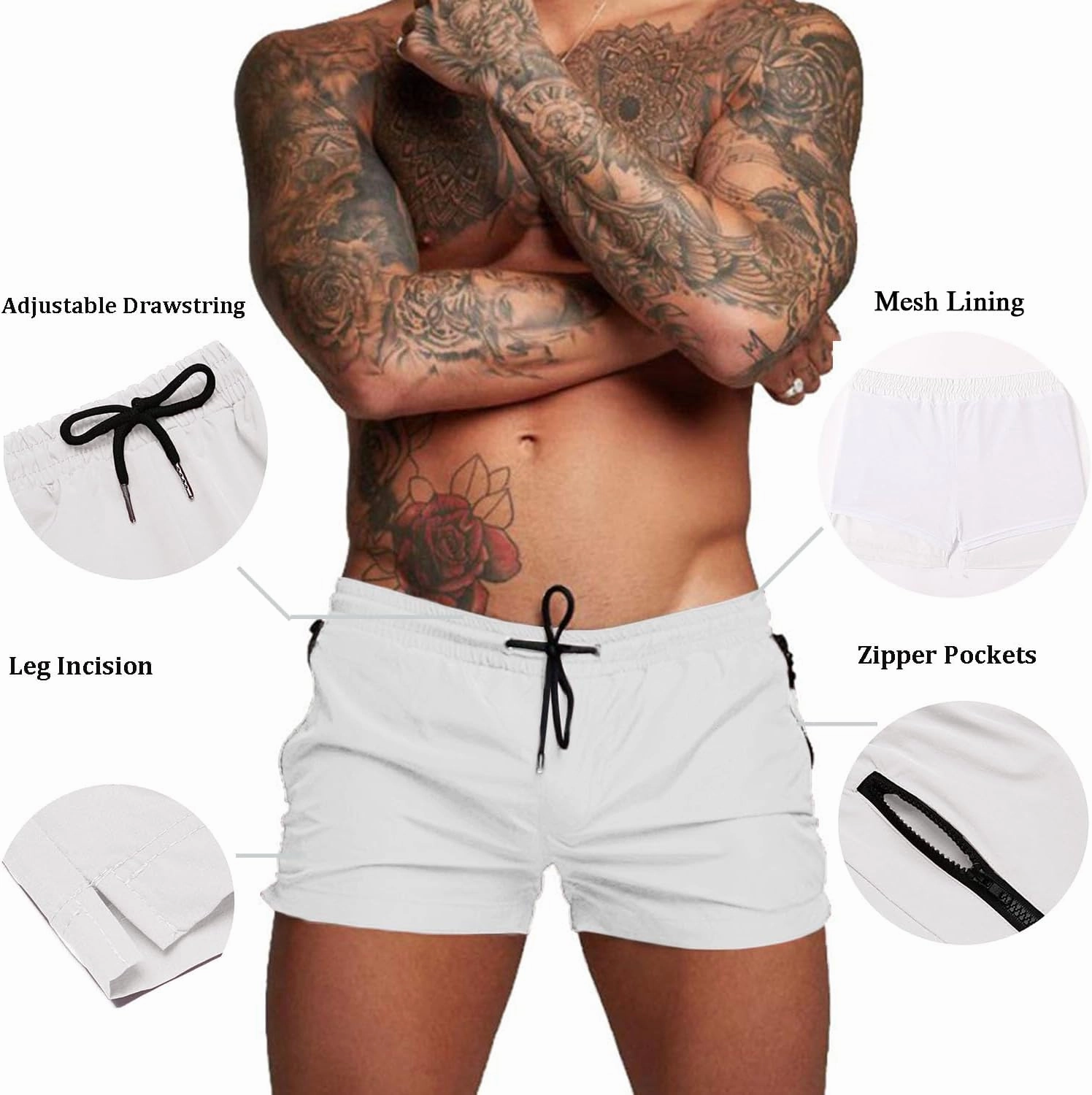 COOFANDY Men's Swim Trunk Swimwear Bathing Suit Swimsuit Board Beach Sport Short S-XXL