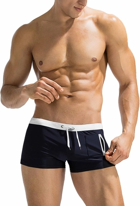 COOFANDY Mens Swim Trunks Swimwear Bathing Suit Swim Brief Square Leg Board Short S-3XL