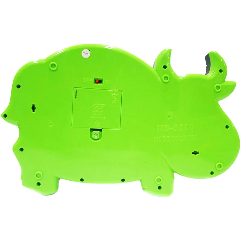 Cow Theme Musical Piano Keyboard with Animals Sound & Light - 8 Keys (1-4 Years)