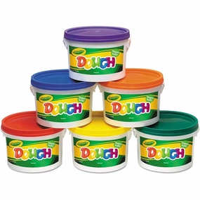 Crayola BIN570016 Super Soft Modeling Dough, Assorted Colors, Pack of 6