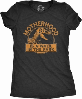 Crazy Dog Womens Funny Mom T Shirts Novelty Sports and Sarcastic Motherhood Tees for Amazing Moms