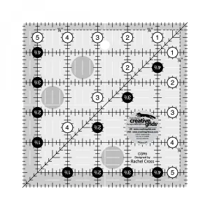 Creative Grids Quilt Ruler 5-1/2" Square - CGR5