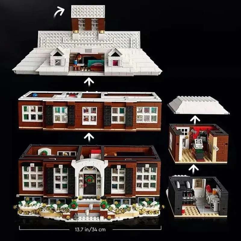 Creative MOC Movie Home Alone House Bricks Toy
