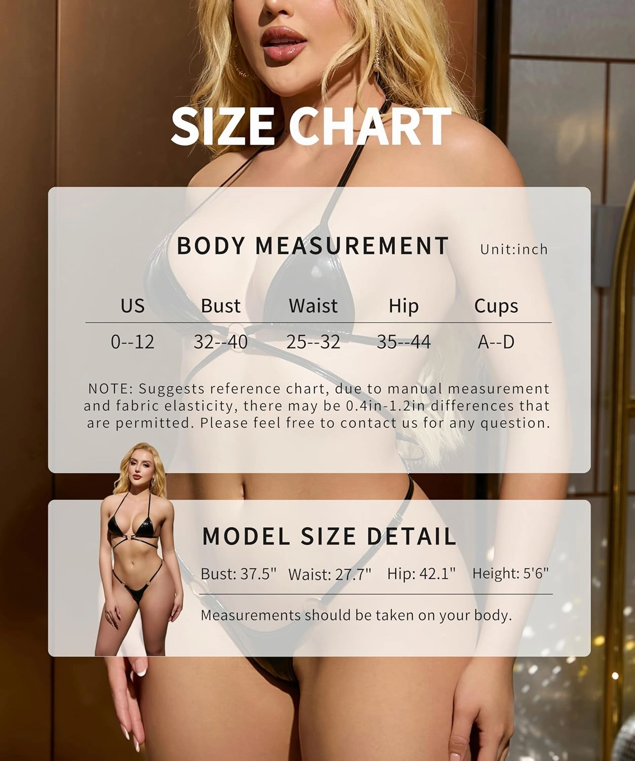 Creative Design Micro Extreme G String Thong Bikini suit for women Elegant Secret series