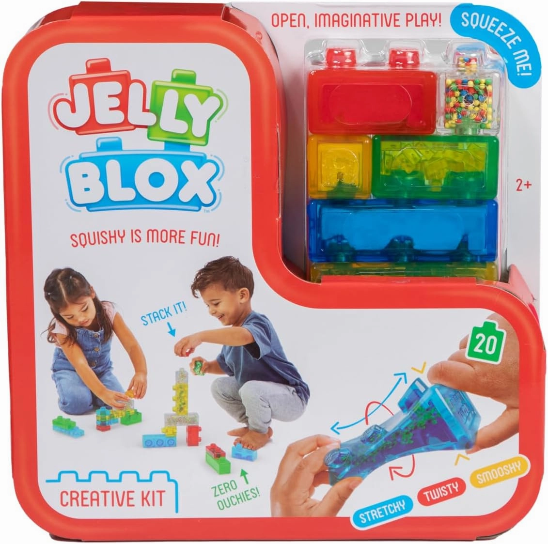 Creative Kit | Squishy is More Fun! | Unique Squishy Building System | for Ouch-Free, Open, Imaginative Play | for Boys and Girls Ages 2 