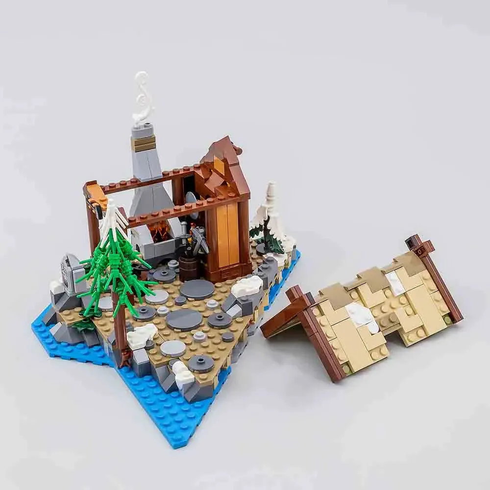 Creator Ideas MOC Viking Village Bricks Toy