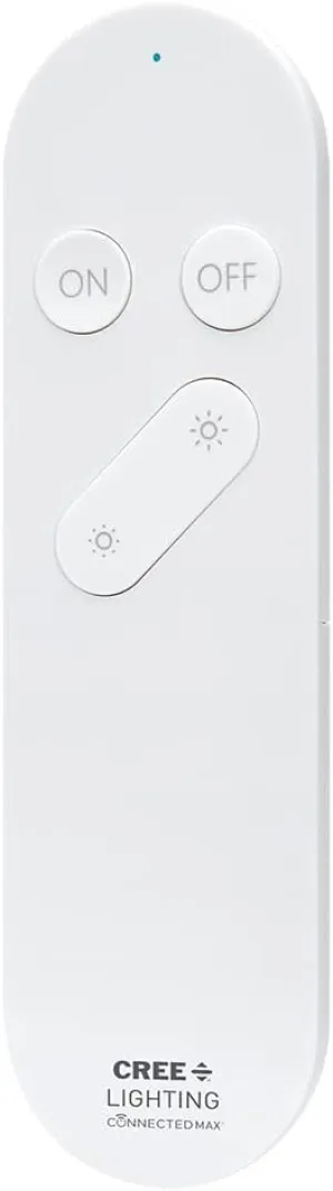 Cree Connected Max Smart Remote Control & Dimmer, Remote Control Dimmer, Compatible with Any Connected Max Smart Bulb, Bluetooth   WiFi, White, 1 Remote